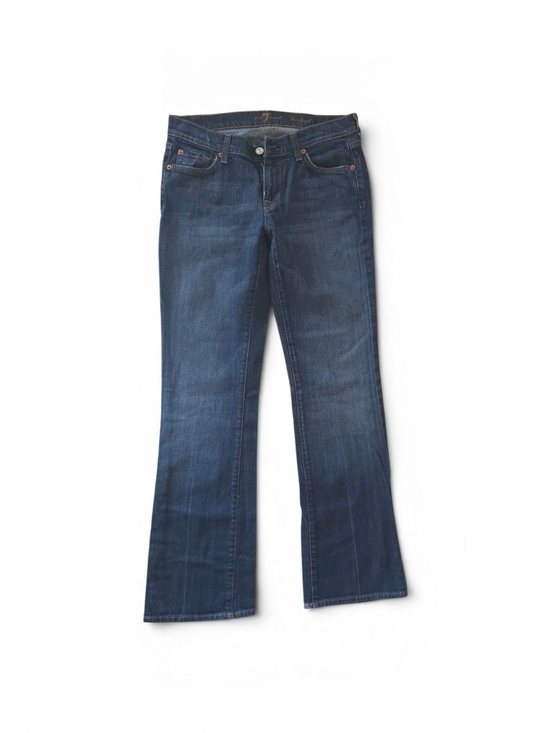 7 For All Mankind Denim - 7 For All Mankind Dark Blue Bootcut Jeans